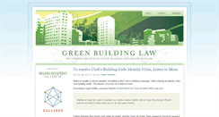 Desktop Screenshot of greenbuildinglawblog.com